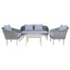 Charles Bentley Mixed Material Madrid Lounge Set