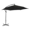 Charles Bentley 3m Hanging Banana Cantilever Garden Umbrella Black