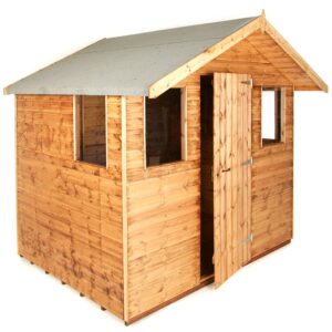 6′ x 6′ Traditional Shiplap 6′ Cabin Garden Shed (1.83m x 1.83m)