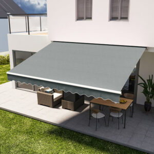 Manual Shelter Retractable Patio Awning