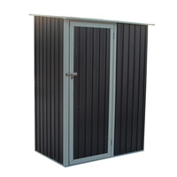 Metal Storage Shed Grey 4.7ft x 3ft