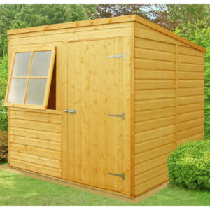 6’7 x 7′ Shire Shiplap Pent Wooden Garden Shed (2.01m x 2.15m)