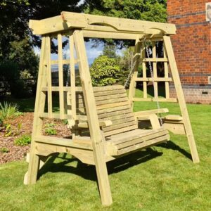 Cretila Wooden 2 Seater Swing