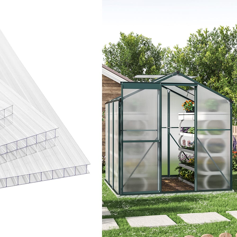 Livingandhome Clear Polycarbonate Sheets for Greenhouse Covering