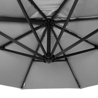 3.5m X-Large Hanging Banana Cantilever Parasol – Grey