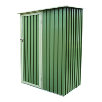 Metal Storage Shed Green 4.7ft x 3ft